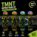 TMNT Inspired Ninja Turtle Collectible Figure Set – 4PCS Mini Display Edition