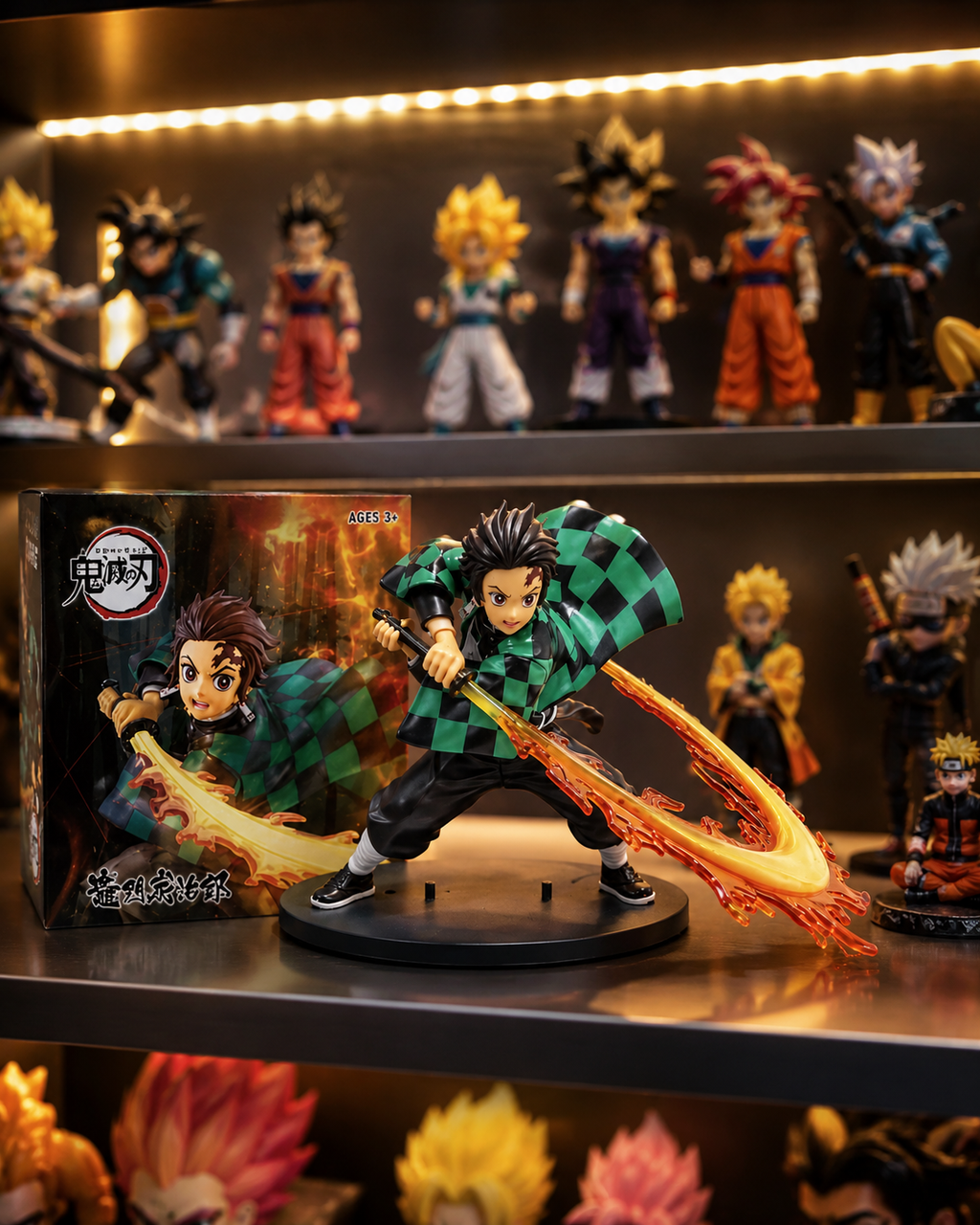 Flame Swordsman Inspired Collectible Figure – Premium Display Edition