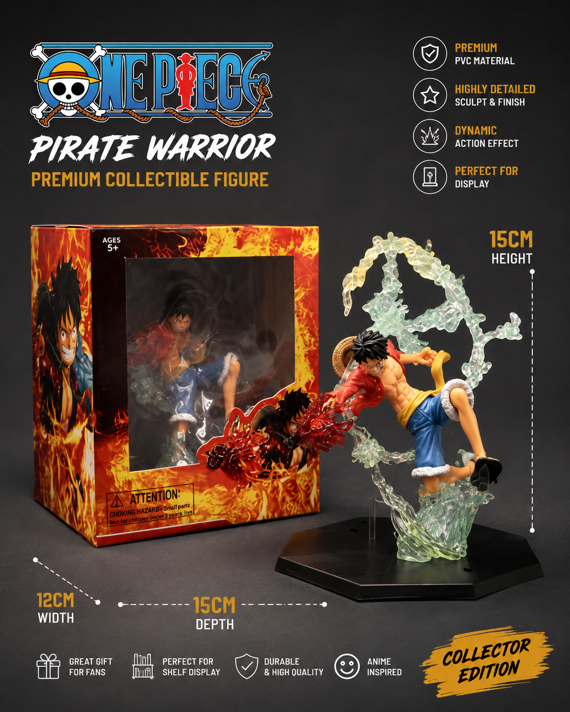 Pirate Warrior Anime Action Figure – Premium Collectible Statue