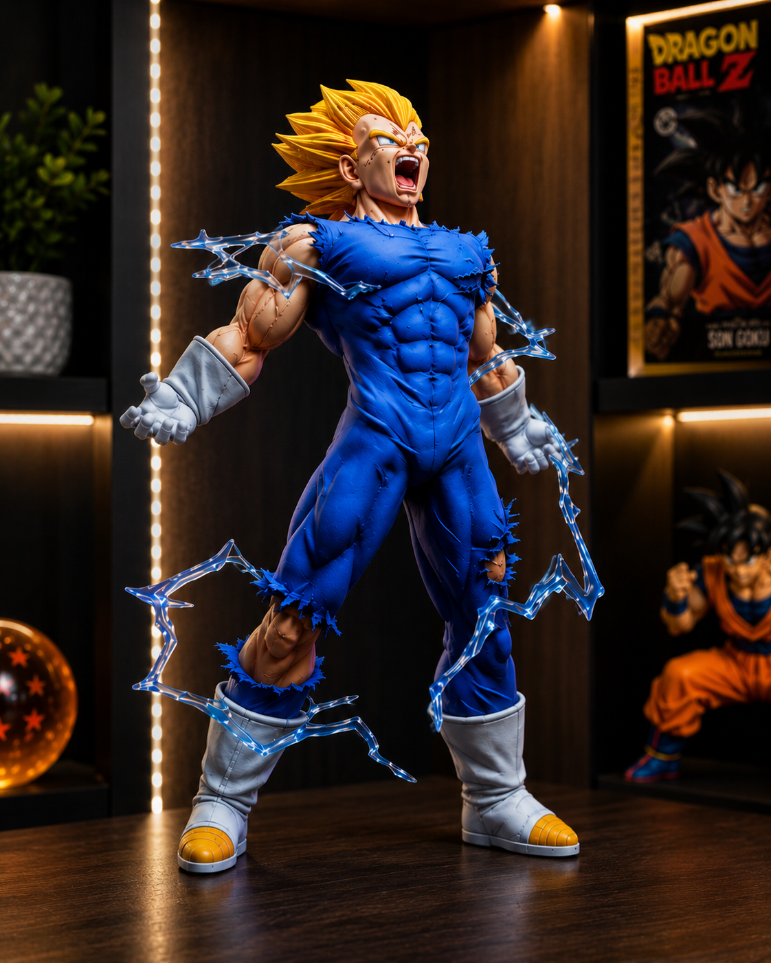 Super Saiyan Anime Action Figure – Premium Collectible Statue