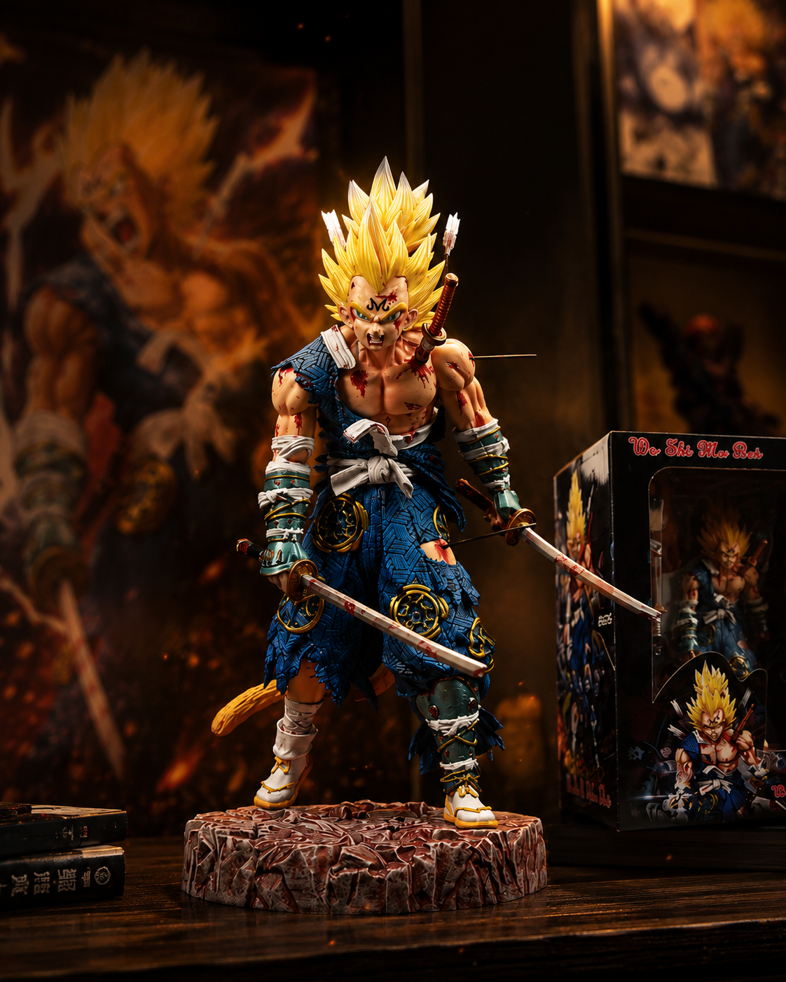 Saiyan Warrior Anime Statue – Premium Collector Edition