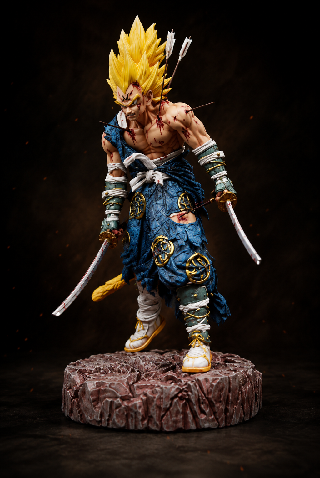Saiyan Warrior Anime Statue – Premium Collector Edition